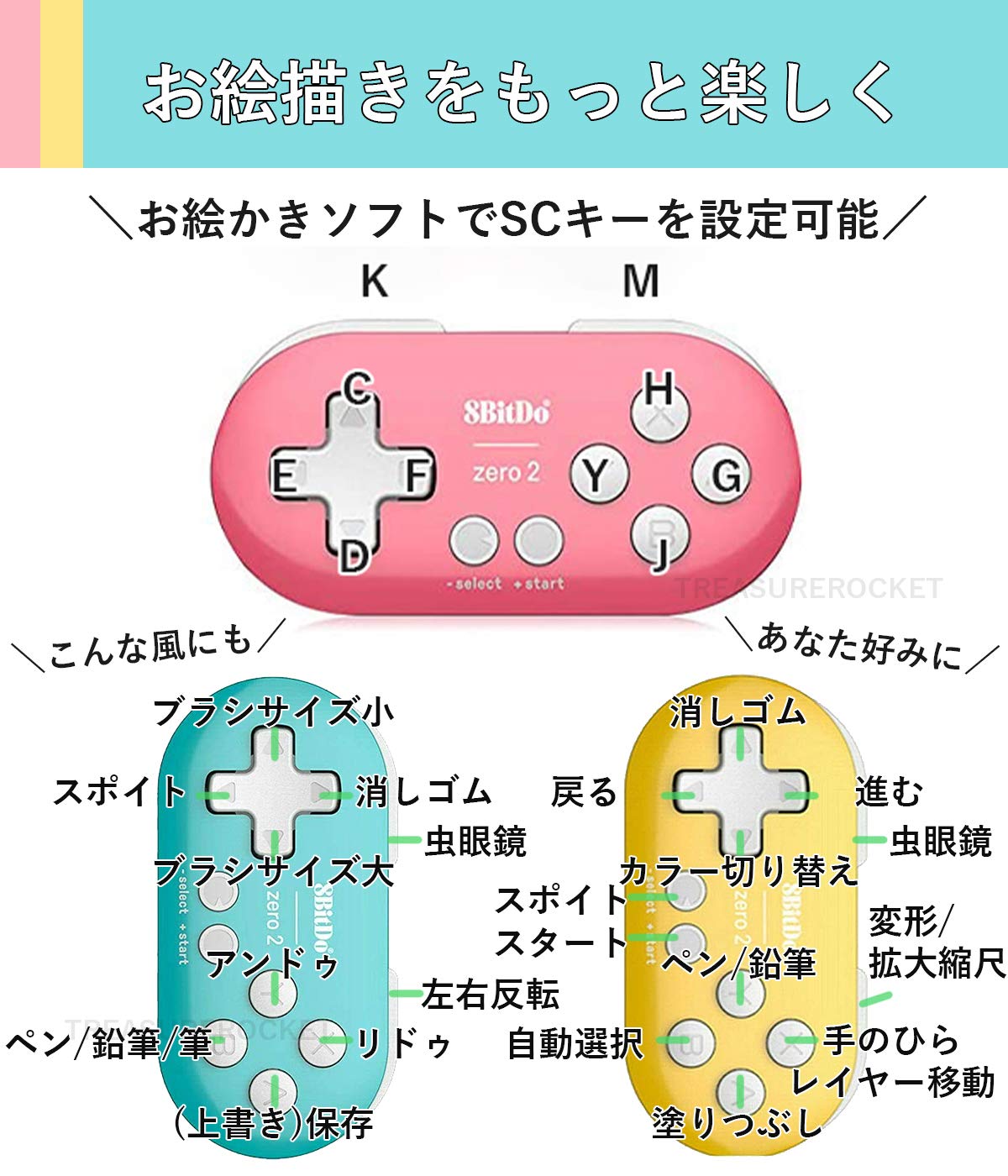 Amazon.co.jp: [正規品] 8Bitdo Zero2 Bluetooth Wireless