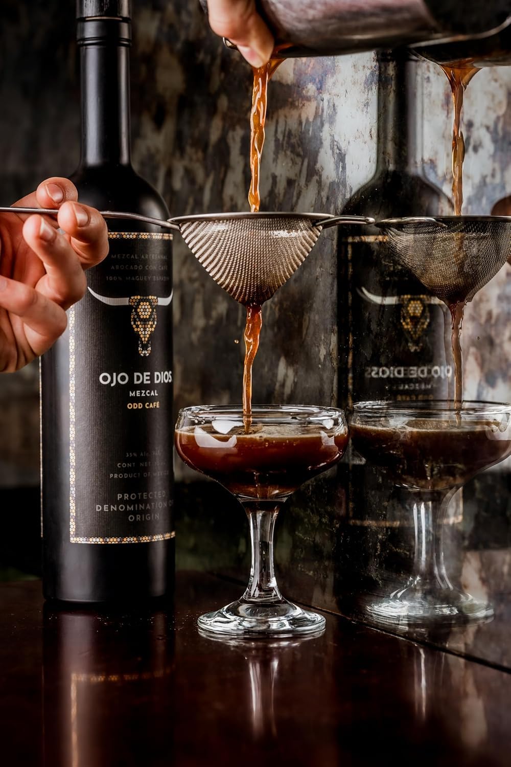 Ojo De Dios Café Mezcal 70cl | Licor de Café Galardonado | Mezcal de Oaxaca Artesanal | Cultivo Sostenible | Ideal para Cocteles y Degustación