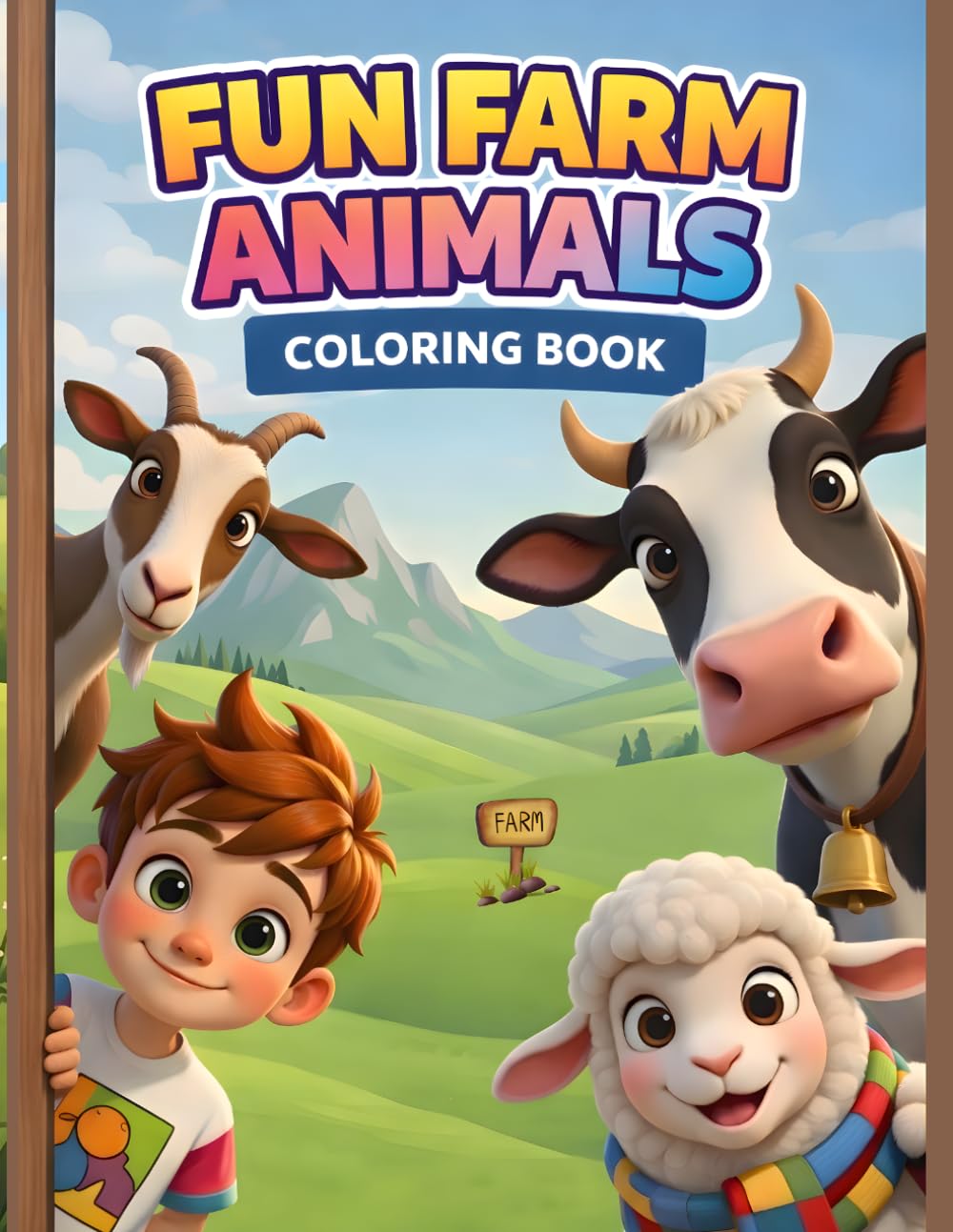 Farm Adventure Coloring Book: From the Little Big Stories world (Little Big Stories: Tom’s Adventures)