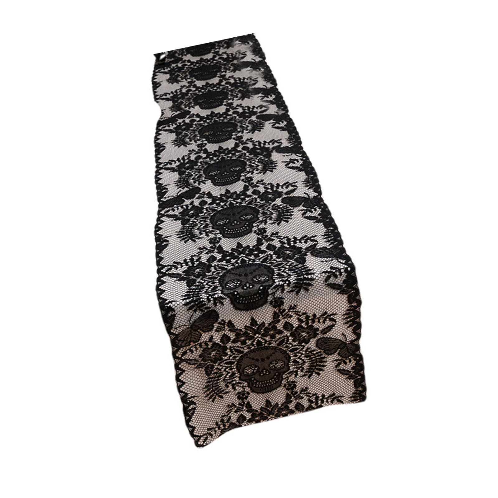 Polyester Lace Tablecloth Halloween Decoration Ideal for Wall Banners Dining Celebration Halloween Tablecloth