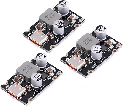 Teyleten Robot PD65W Fast Charging Module Supports QC3.0 PD3.1 PPS SCP Fast Charger 5V 9V 12V 20V Type-C 3pcs