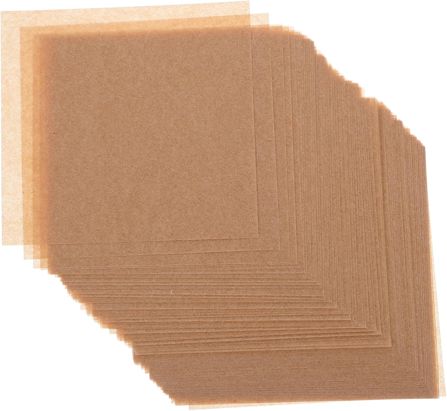 SECFOU 500pcs Nonstick Hamburger Patty Paper Sheets Versatile Baking Freezer Paper for Meat Separation Sandwich Wrapping Barbecue Picnic Use Squares Reliable Oil Water Resistant Design