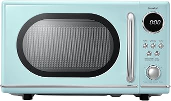 COMFEE Retro Countertop Microwave Oven, 0.7 Cu.Ft., 700W, Green