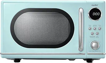 COMFEE' Retro Countertop Microwave Oven, 0.7 Cu.Ft., 700W, Green