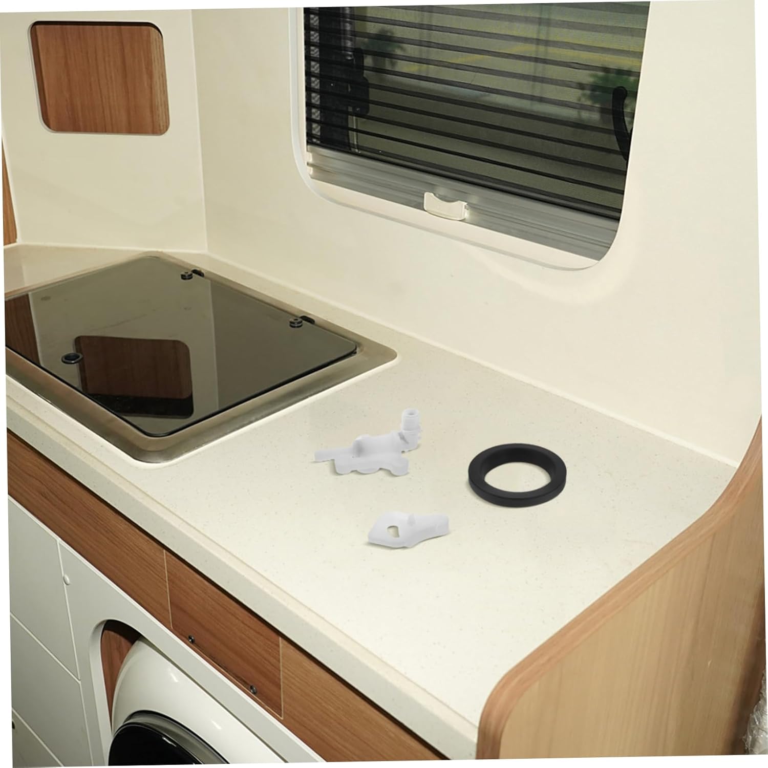 Cabilock 1 Set Rv Toilet Valve Assembly Kit Comprehensive Repair Tools for Camper Bathroom Durable Water Valve Parts for Efficient Toilet Functionality in Rvs and Campers