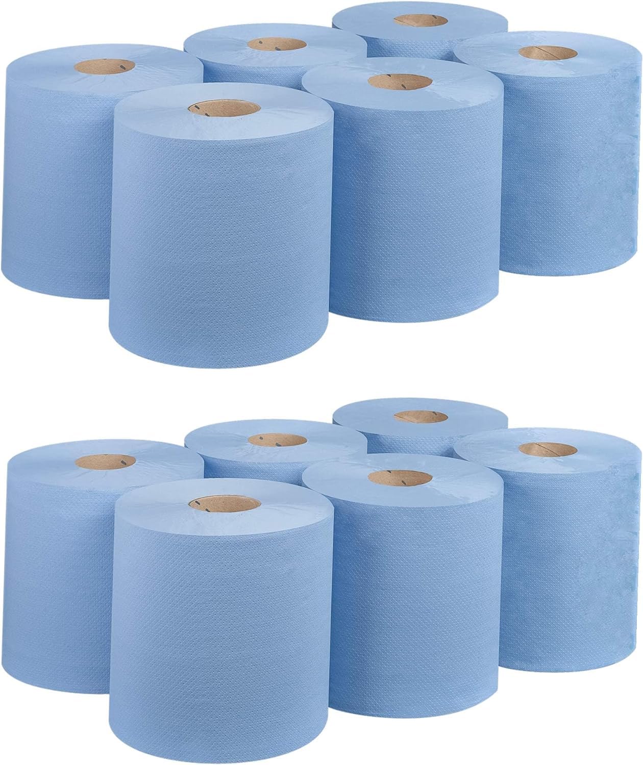 Blue CENTREFEED Rolls 2 PLY 12 Pack Paper Towels Hand Towel Tissue Premium Quality Wall Mounted Lockable Rolls 100m