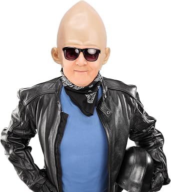 Cone Head Bald Cap Alien Latex Egg Shaped Hat Party Dress Up Dunce Hat Adult Halloween Weird Costume Cosplay Supply