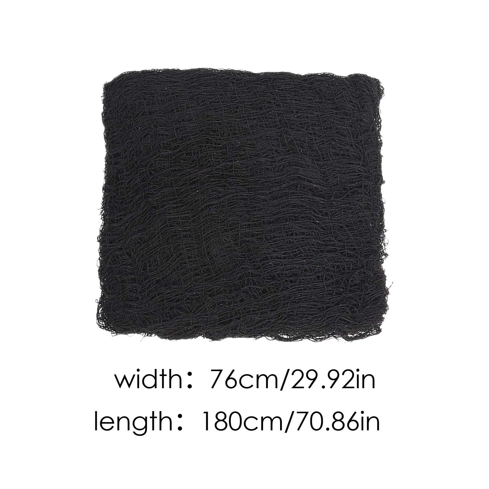 Tissu Mousseline Effrayant Pour Halloween - Décoration Maison, Rideaux, Toiles D'Araignée | Plusieurs Tailles (76 Cm De Large) - 7