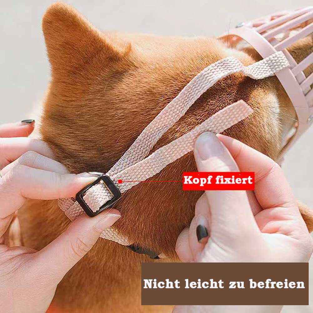 Korbmaulkorb Für Hunde – Atmungsaktiv & Vers Produktbild-Vorschau 12