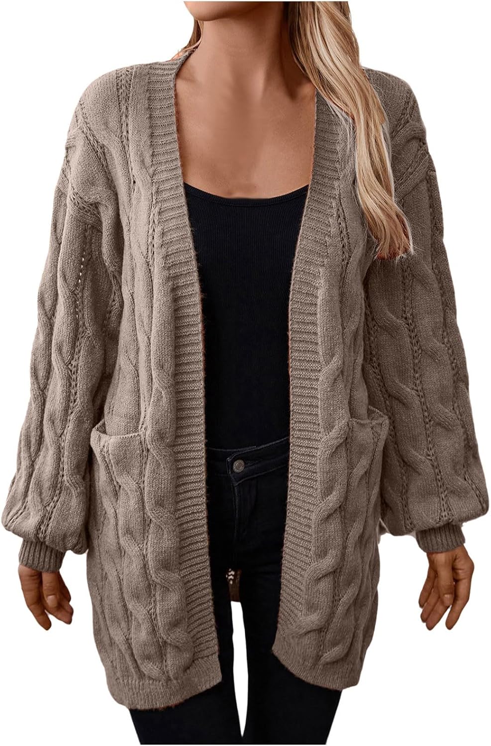 Cardigan Pour Femme - Veste à Fermeture éclair Intégrale