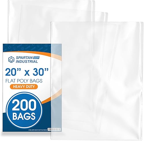 Miniatura 28 de Spartan Industrial - Bolsas de polietileno transparente de extremo abierto y plano de 12 x 15 pulgadas (500 unidades) de 0.07 pulgadas