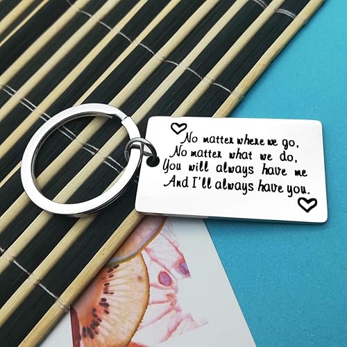 Miniatura 5 de Long Distance Relationship Keychain Gift No Matter Where We Go You Will Always Have Me Keychain Best Friend Gift Friendship Keychain Graduation