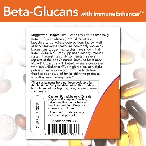 Miniatura 3 de Beta-Glucans con ImmunEnhancer - 60 cápsulas, 2