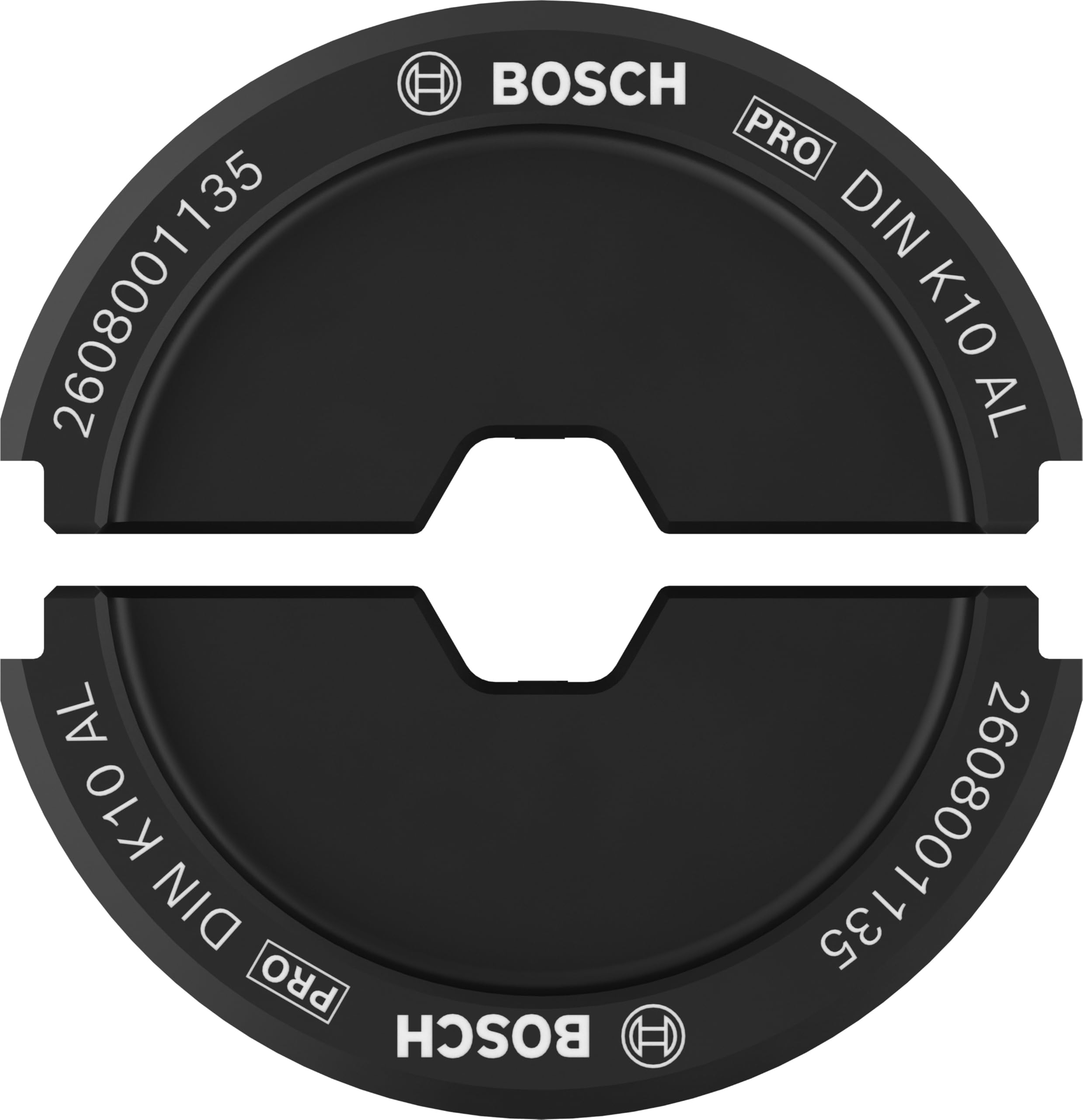Bosch 1x Matriz de engaste PRO Aluminium (67 x 45 mm, Professional Accesorios Herramientas de engaste)