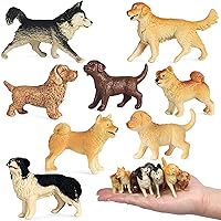 Vista 17 de Mini figuras de animales de safari, 12 piezas de plástico pequeño bosque selva, zoológico, figuras de animales, adornos para tartas, recuerdos