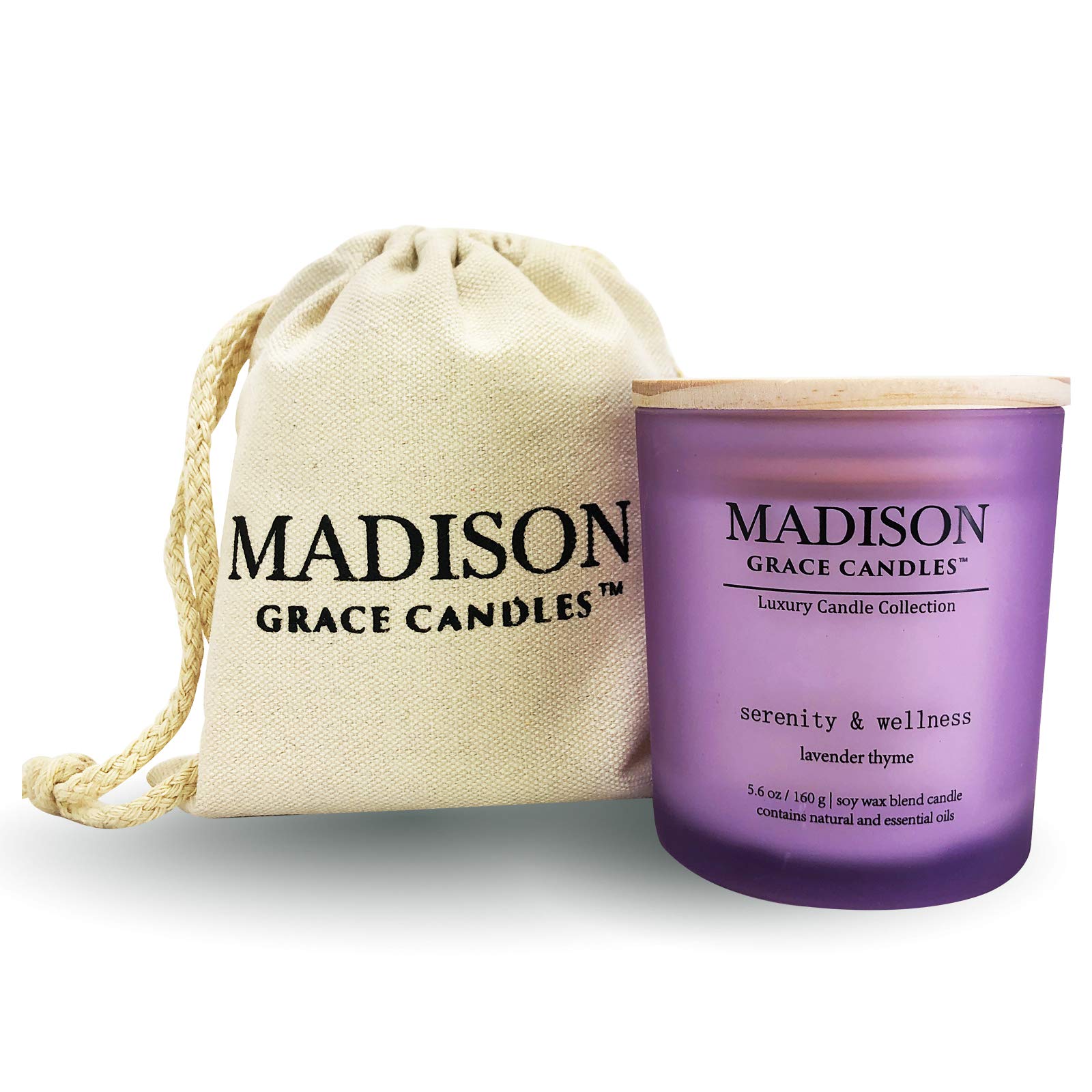 Amazon Com Madison Grace Candle 5 6 Oz Scented Soy Candle With Lavender Essential Oil Frosty Jar Candle With Engraved Logo Wooden Lid Aromatherapy Candle For Calm Wellness Mom Birthday Baby Shower Amazon Com Madison Grace Candle 5 6 Oz Scented Soy Candle With Lavender Essential Oil Frosty Jar Candle With Engraved Logo Wooden Lid Aromatherapy Candle For Calm Wellness Mom Birthday Baby Shower