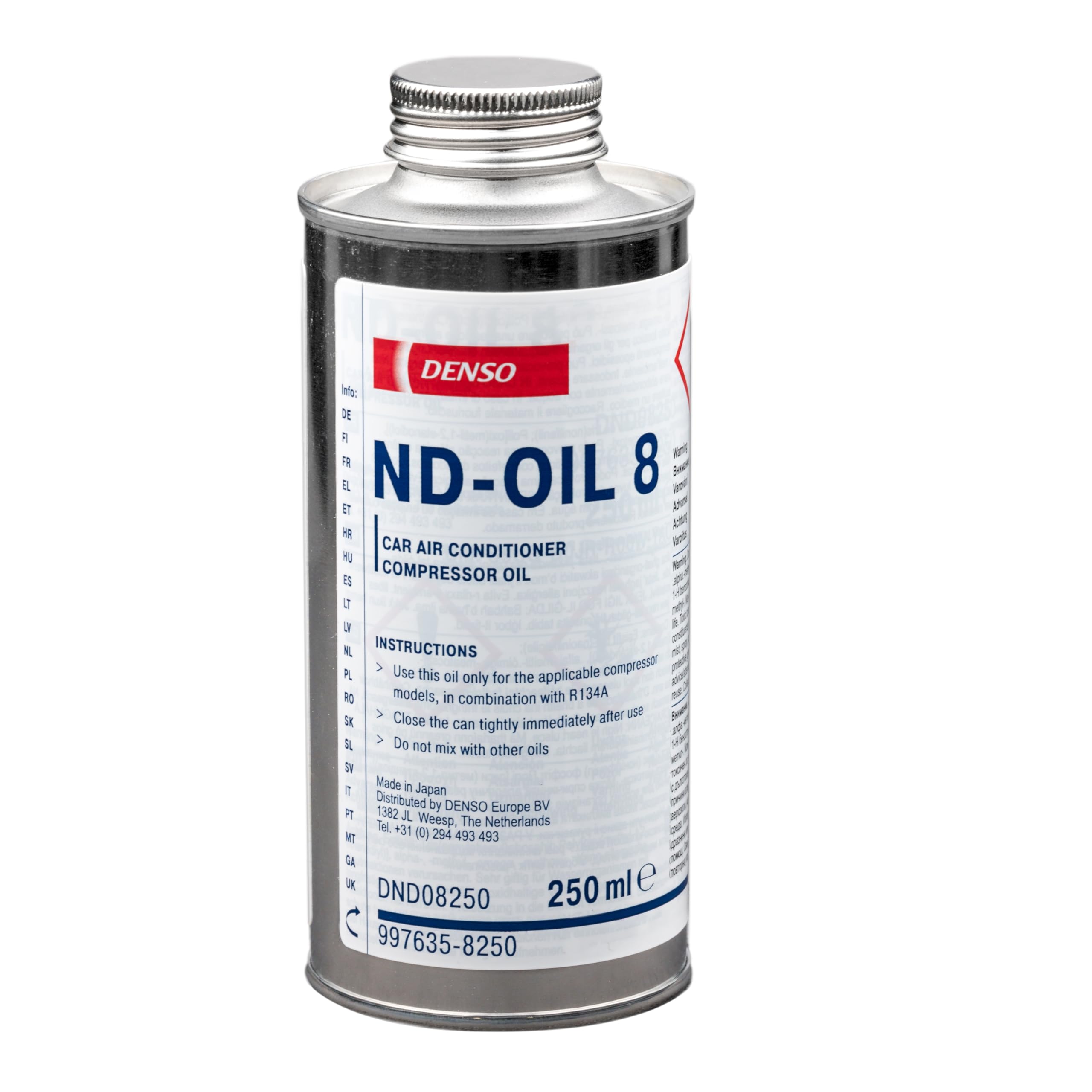 DENSO DND08250 Aceite aire acondicionado