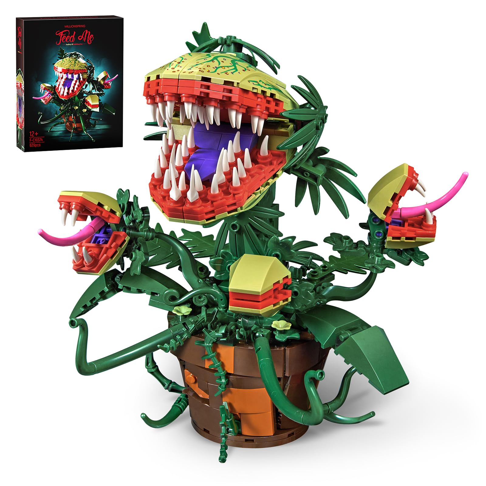 Amazon.com: Millionspring Piranha Plant Audrey II 2 Building