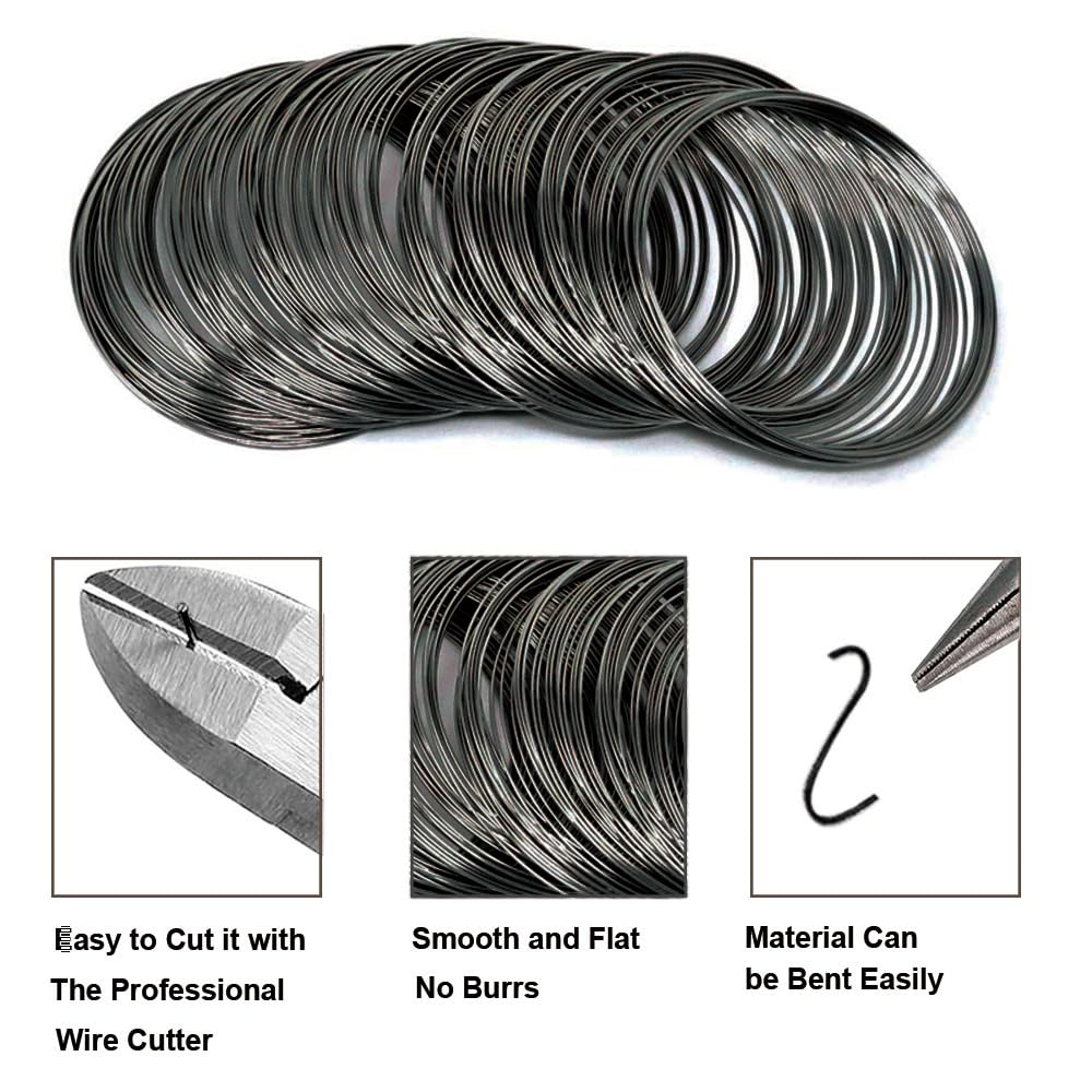 Fil de tungstène à 99 % de haute pureté, diamètre de 0,2 mm, fil de tungstène métallique, fil d'électrode de chauffage électrique, convient pour la fabrication de machines (2 m)
