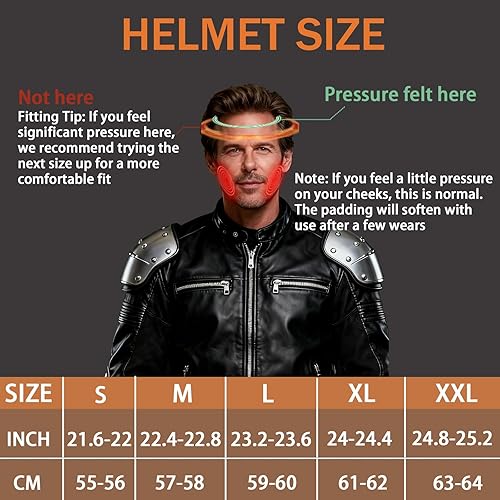 Miniatura 7 de Uchoose Modular Motorcycle Helmet for Men Women, Flip Up Full Face to Open Face Helmet, DOT & FMVSS 218 Certified, Dual Visor, Removable & Washable