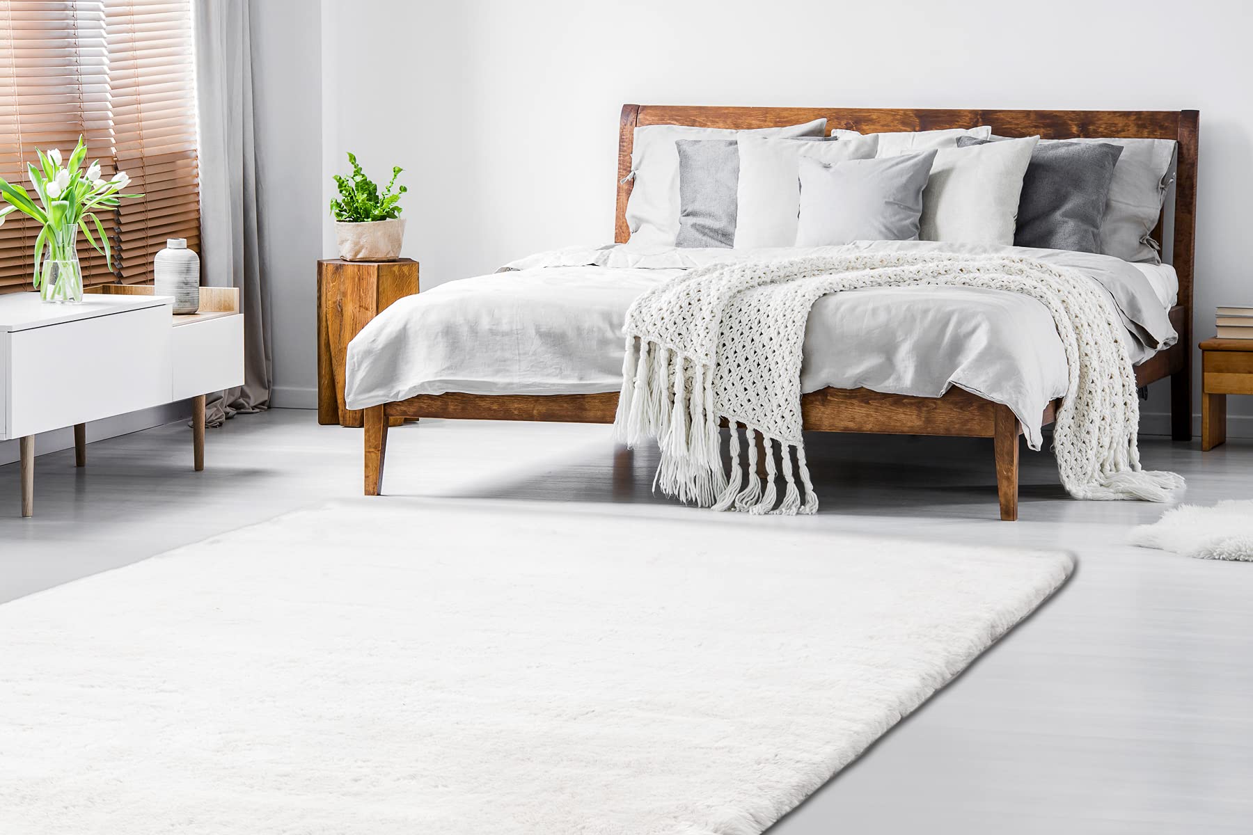 rugsx Tappeto lavabileTEDDY Shaggy per la camera dei bambini, il