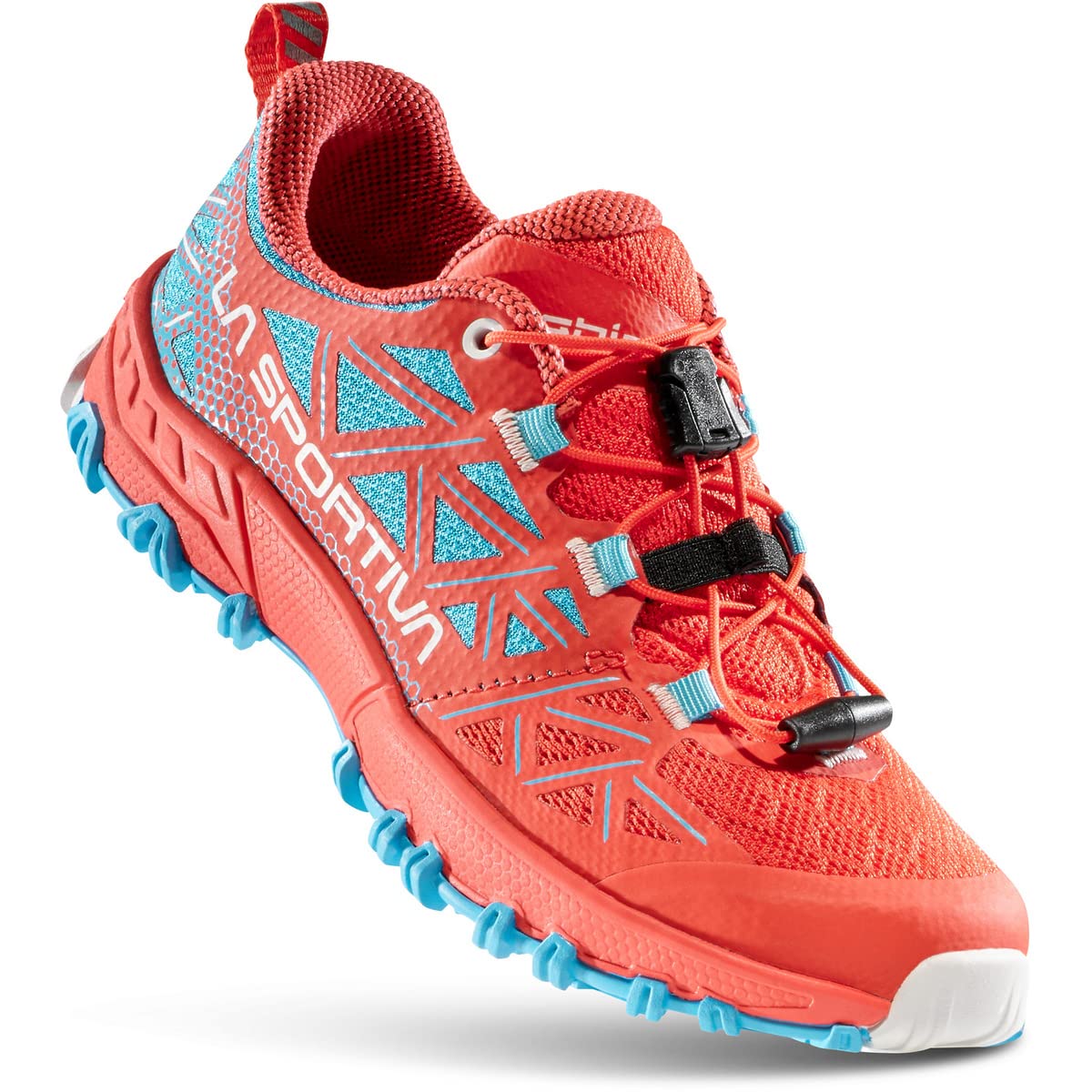 LA SPORTIVA Unisex Kinder Bushido Ii Jr Hibiscus/Malibu Blue Trailrunningschuhe