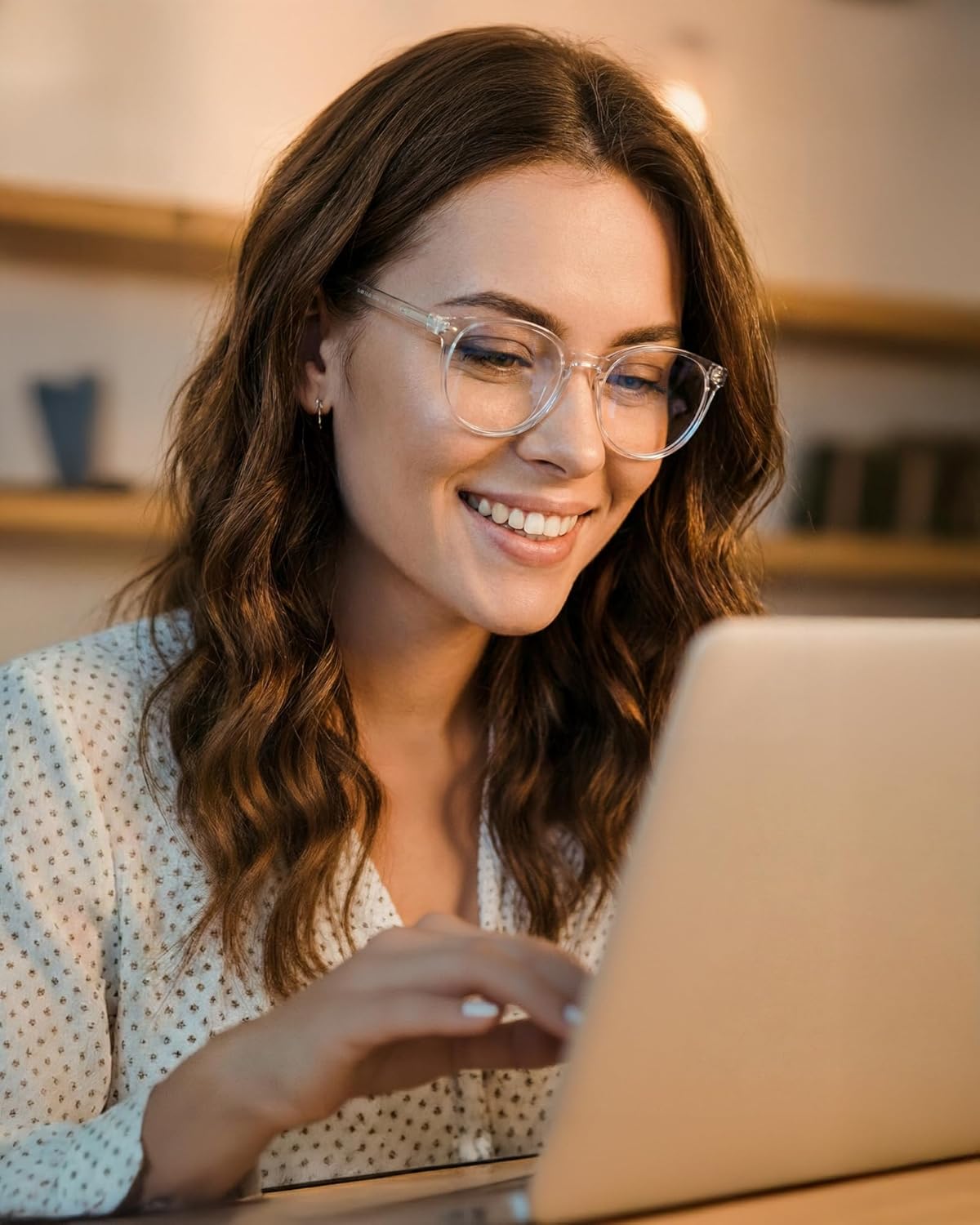 5 Pack Reading Glasses For Women, Blue Light Blocking Computer Reader Spring Hinge Eyeglasses (3.75) - Image 6