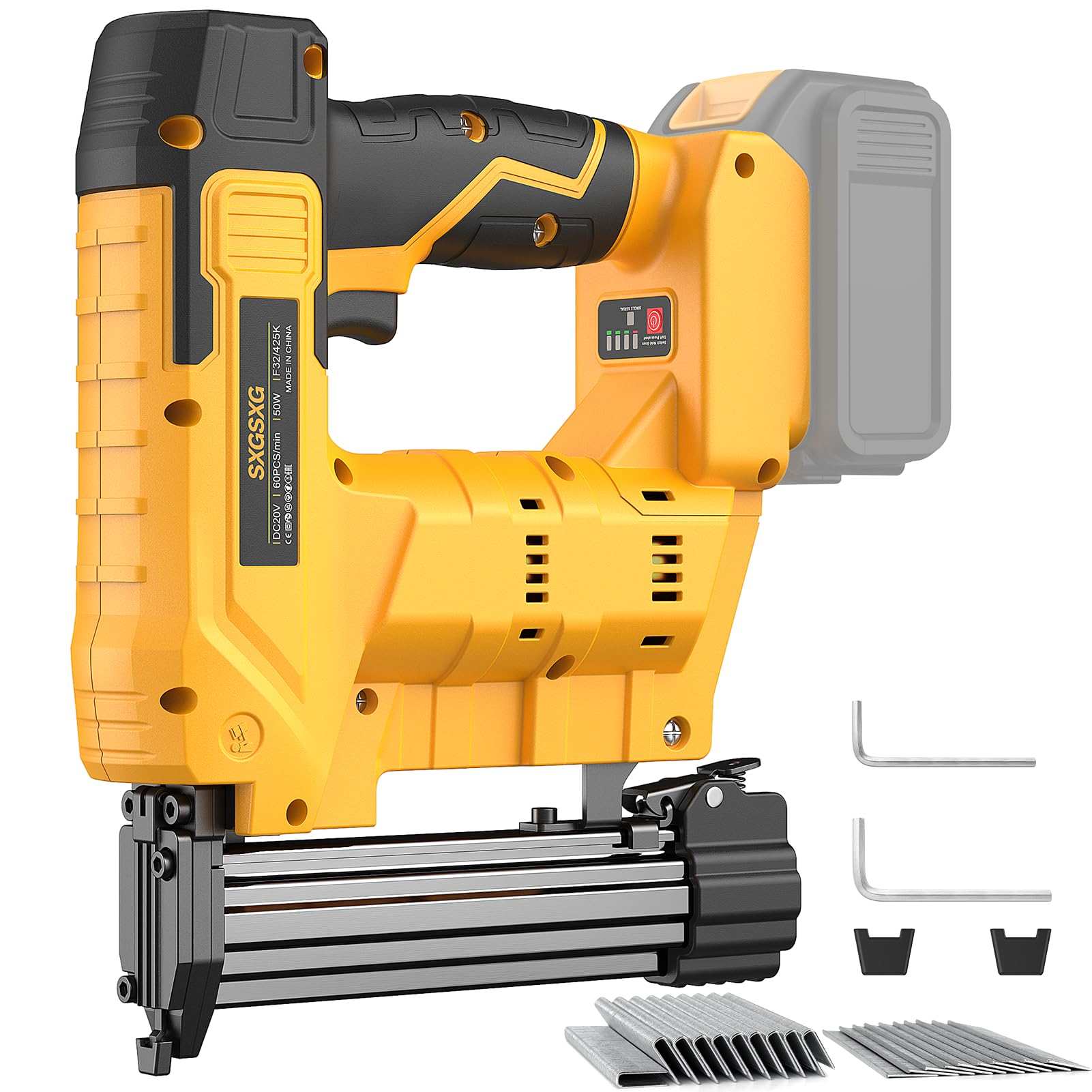 Cloueuse Dewalt 20V sans fil agrafeuse 2 en 1 pour menuiserie de bois - 7