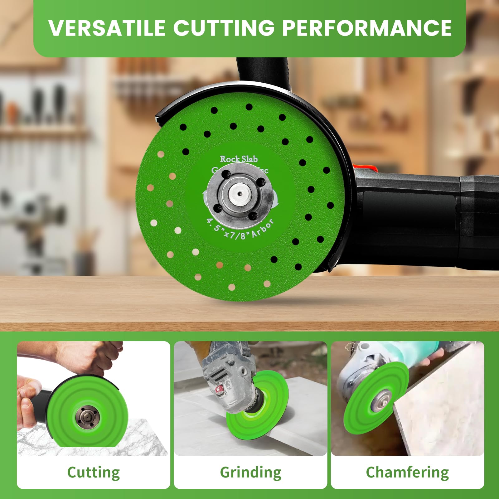 Rock Slab Grinding Discs - 3 Pcs for Angle Grinder -6