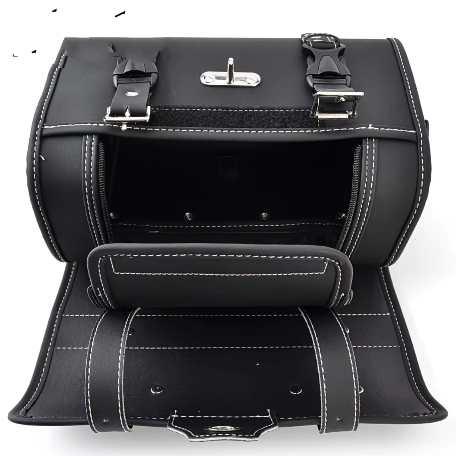 Sella Per Moto Borsa Per Attrezzi Da Telaio Borsa Per Attrezzi Da Moto Borsa Da Per Viaggio Borsa Laterale Borsa Da Per Viaggio Accessori Universali Valigie Moto(Black)