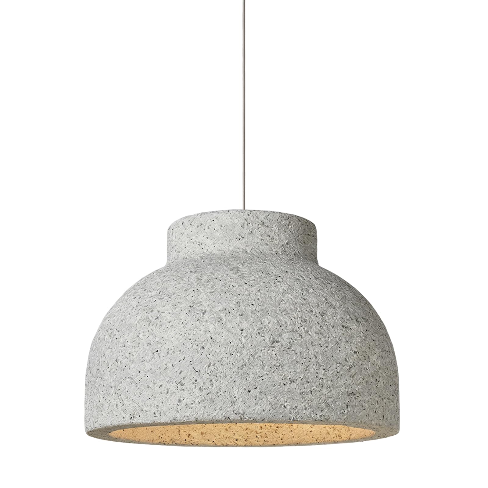 WLBHWL Mid-Century Resin Pendant Light Nordic Wabi-Sabi Kitchen Island Hanging Ceiling Lighting Fixture 11.8" Hanging Lamp