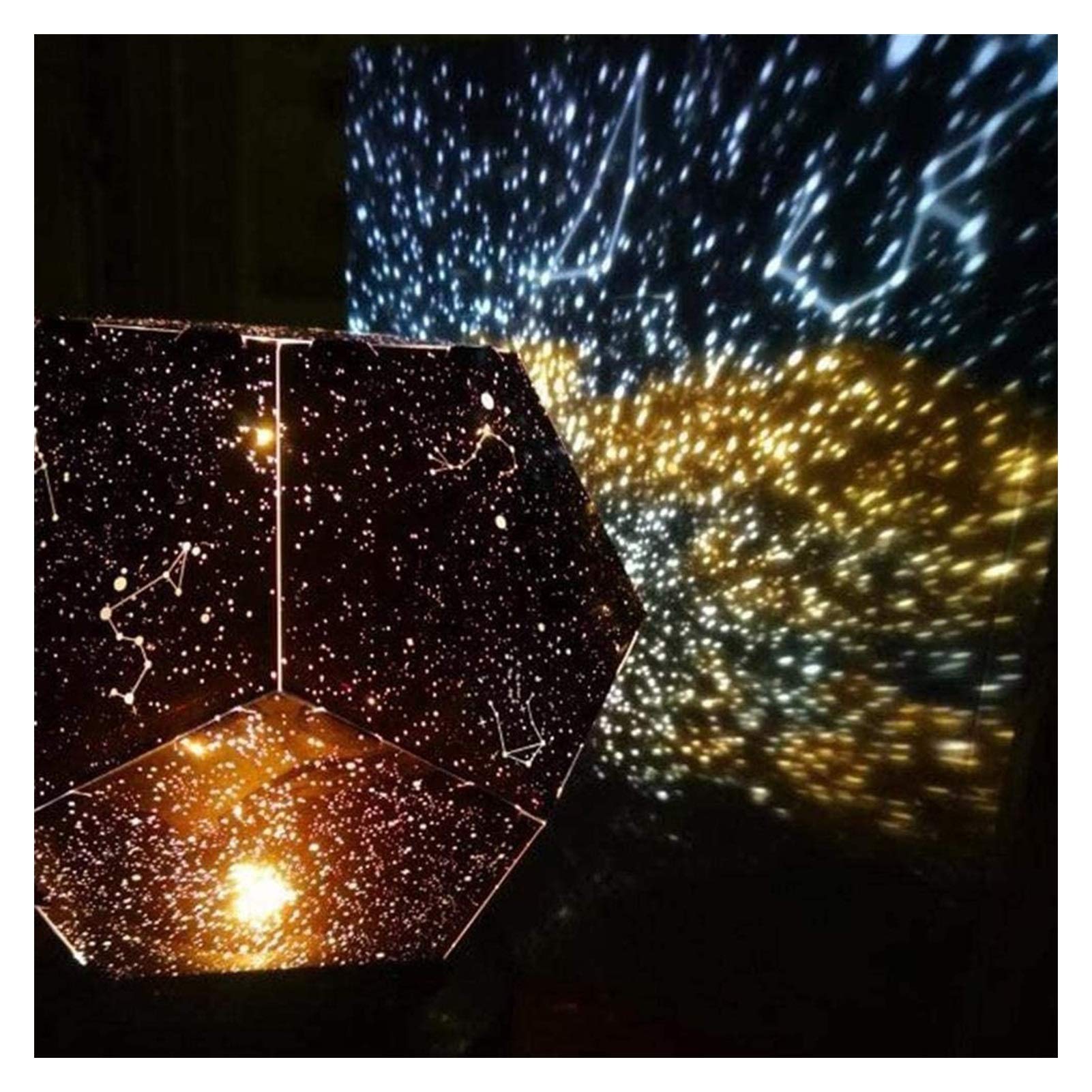 3 Color Night Light for Kids Rotating Star Night Lights for Boy Girl Moon Sky Projection Lamp Bedroom — view 8