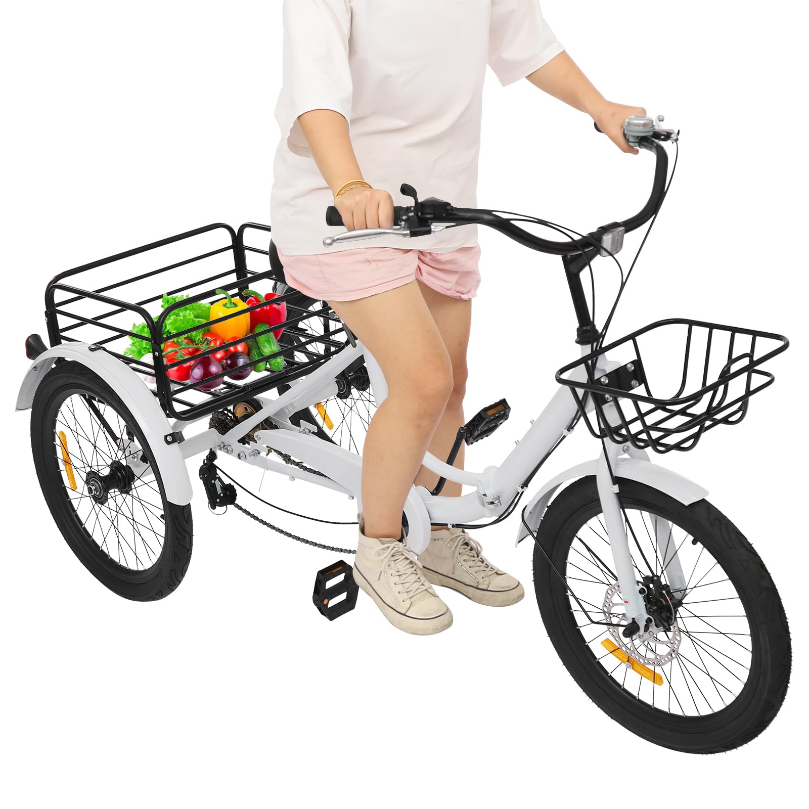 MOPHOTO Triciclo Plegable Para Adultos, 7 Velocidades, 202426 Pulgadas, Triciclos Para Adultos Triciclos De Tres Ruedas Con Marco De Paso Bajo MOPHOTO Triciclo Plegable Para Adultos, 7 Velocidades, 202426 Pulgadas, Triciclos Para Adultos Triciclos De Tres Ruedas Con Marco De Paso Bajo