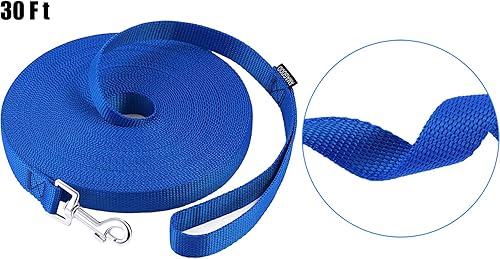 Miniatura 3 de AMAGOOD Correa de entrenamiento para perros y cachorros de recordatorio de obediencia para entrenamiento de 15 pies, 20 pies, 30 pies, 50 pies  4.57