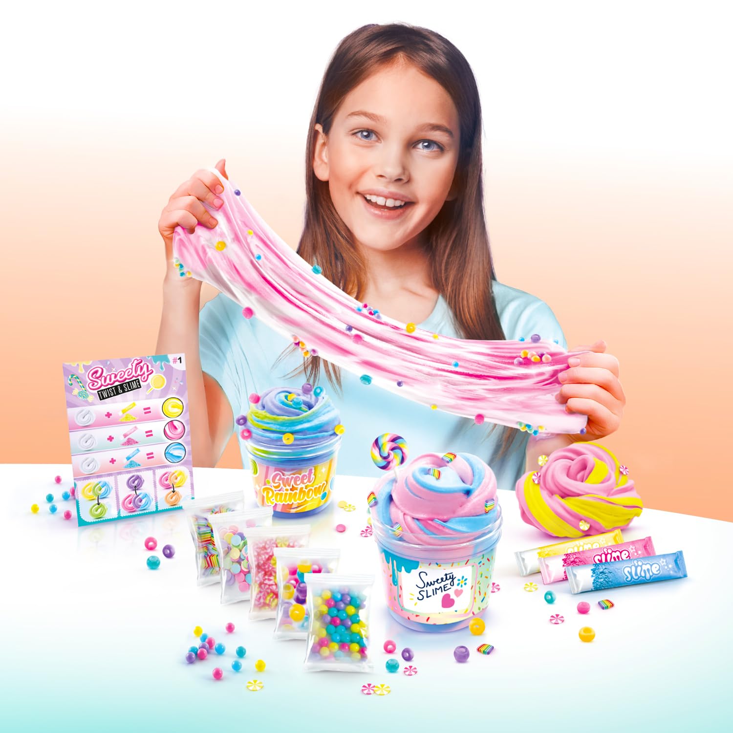 Canal Toys - So Slime DIY - Zestaw Twist & Slime Candy - Kreatywny wypoczynek dla dzieci od 6 lat - SSC 322