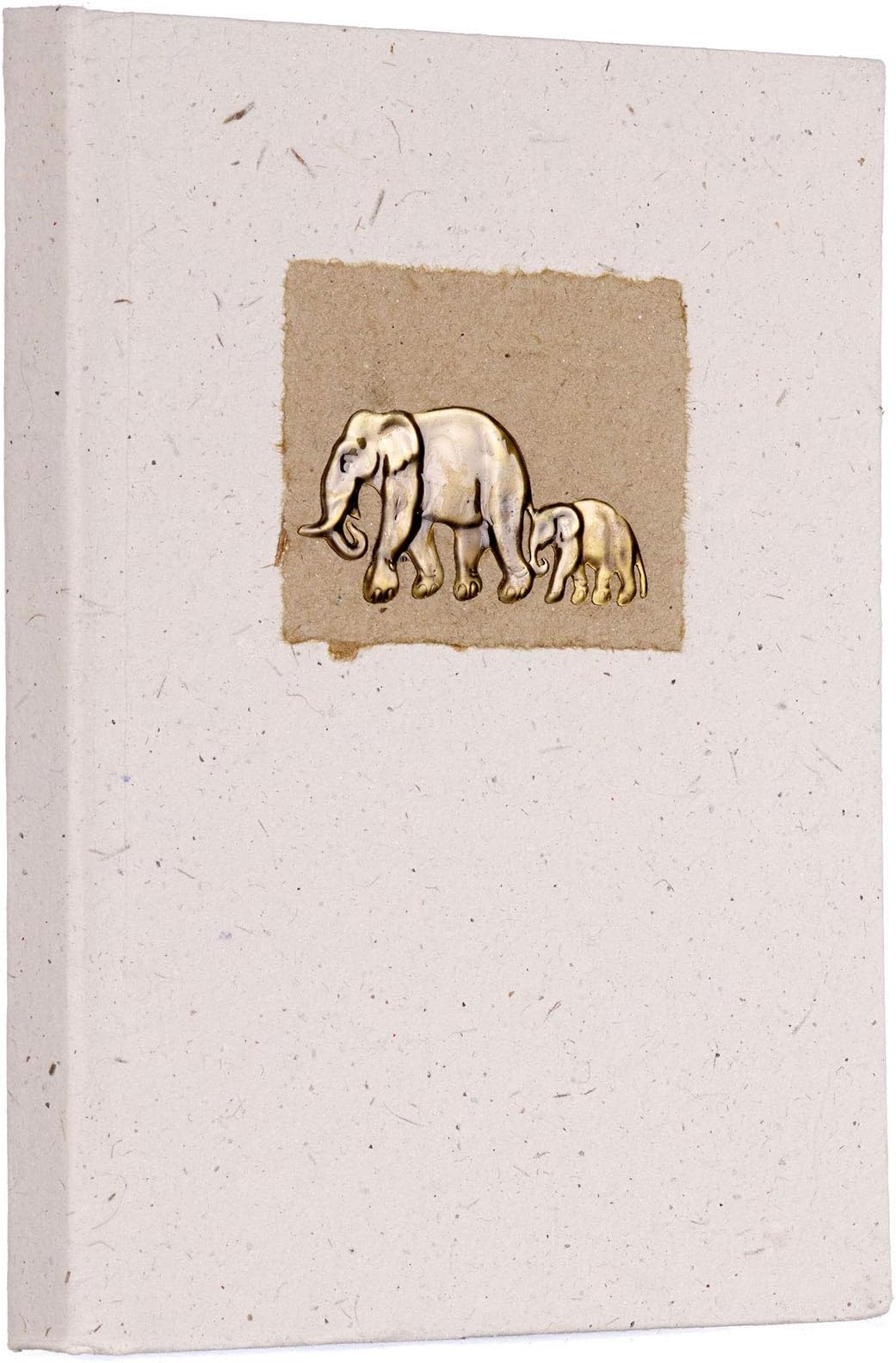 Elephant Dung Notebook | Handmade, Fair Trade & Eco Friendly Notebook | Sustainable Journal, Diary, Unlined Paper, Planner For Men and Women | Sketchbook, Travel Diary and Notebook Alternative (Large)