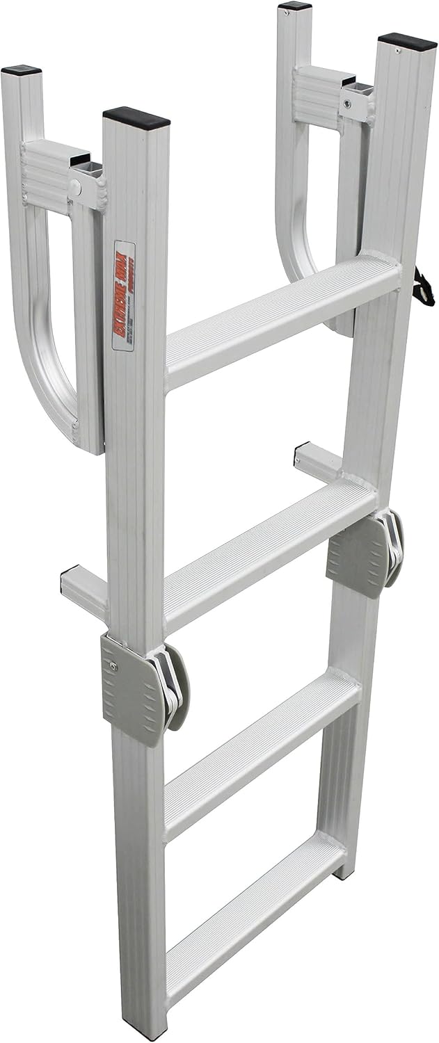 Extreme Max 3005.4089 Escalera de embarque plegable compacta de