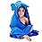 MICHLEY Baby Boy Girl Animal Hooded Bath Towel, Soft Cotton Beach Swimming Washcloth for 0-6T, Elephant