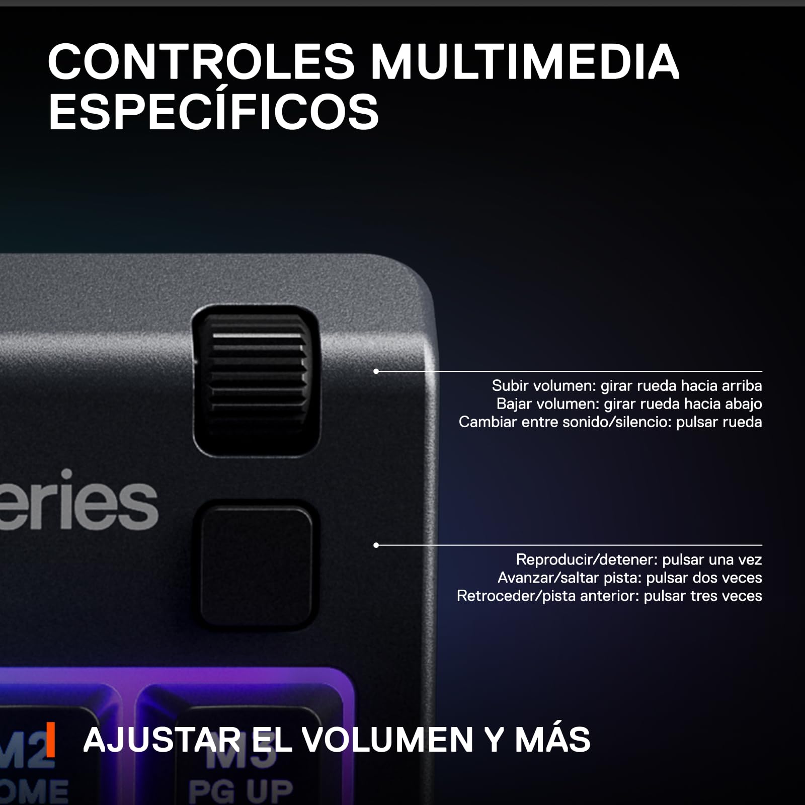 SteelSeries Apex 3 TKL - Teclado Gaming - Factor forma compacto TKL de esports - Iluminación RGB de 8 zonas - Teclado inglesa (QWERTY)