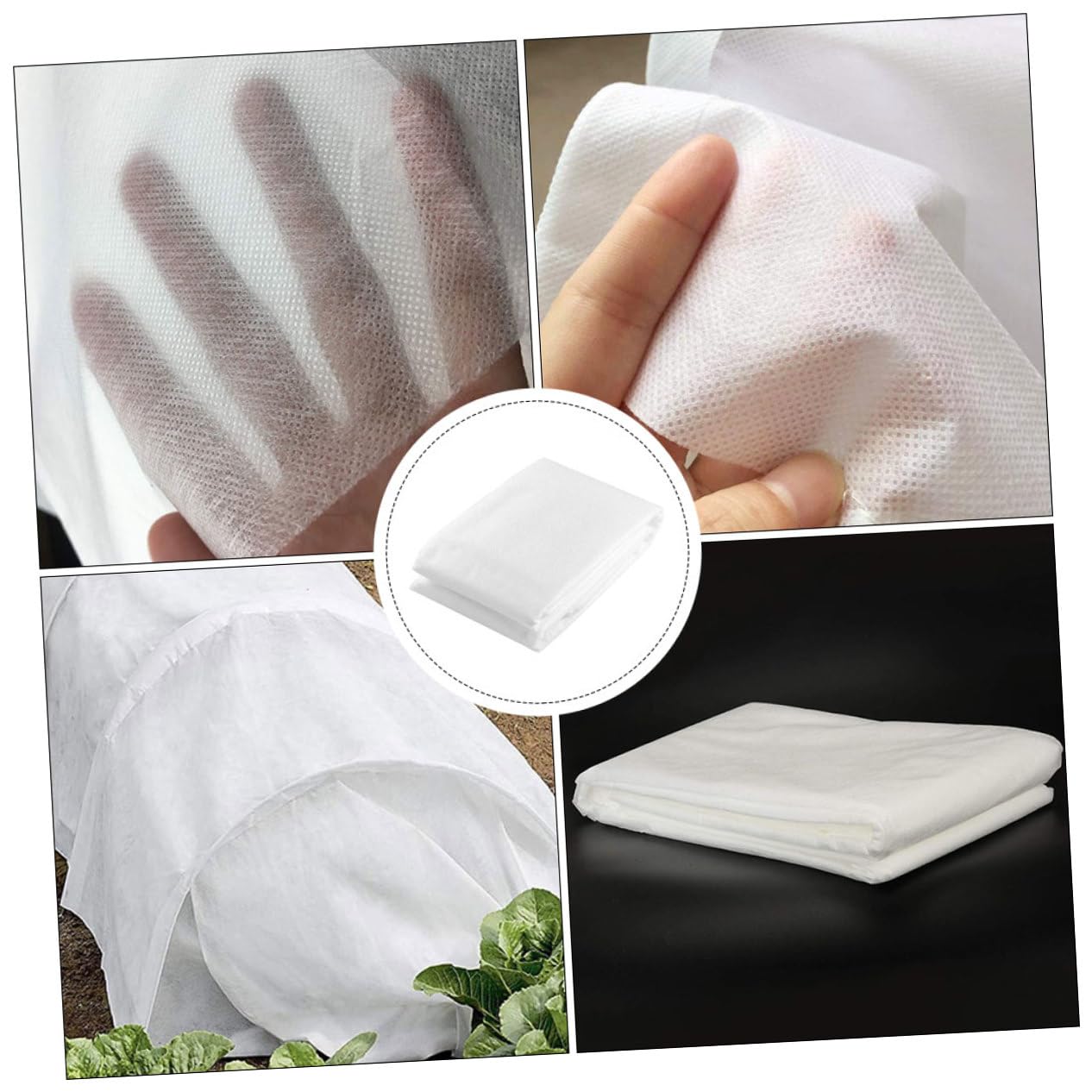 SUPVOX Protection Hivernale Non-tissée pour Plantes Voile de Jardin Résistant Gel Couverture Isolante Protection Écologique Le Froid Intempéries