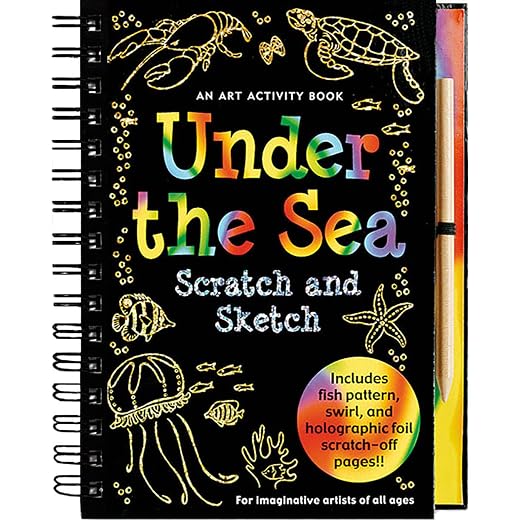 Under the Sea Scratch and Sketch: An Art Activity Book for Imaginative Artists of All Ages