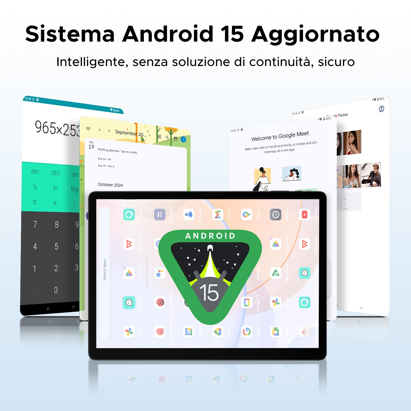 Tab E3 Max Tablet 14 Pollici 2,1K FHD+, Tablet Android 15, Batteria 13500mAh Tablet con Sim, Processore Helio G100 Octa-core, 32GB RAM + 256GB ROM (2 TB TF), 16MP+8MP, 4G LTE/5G Wi-Fi/GPS