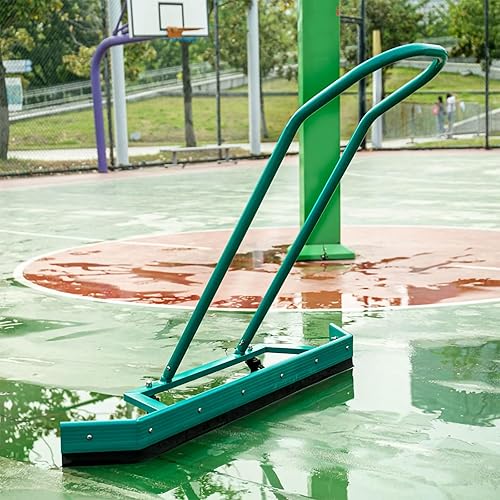 Miniatura 7 de Supvision Escobilla de goma deportiva para pista de tenis, escobilla de goma resistente para pisos con 2 hojas de espuma EVA