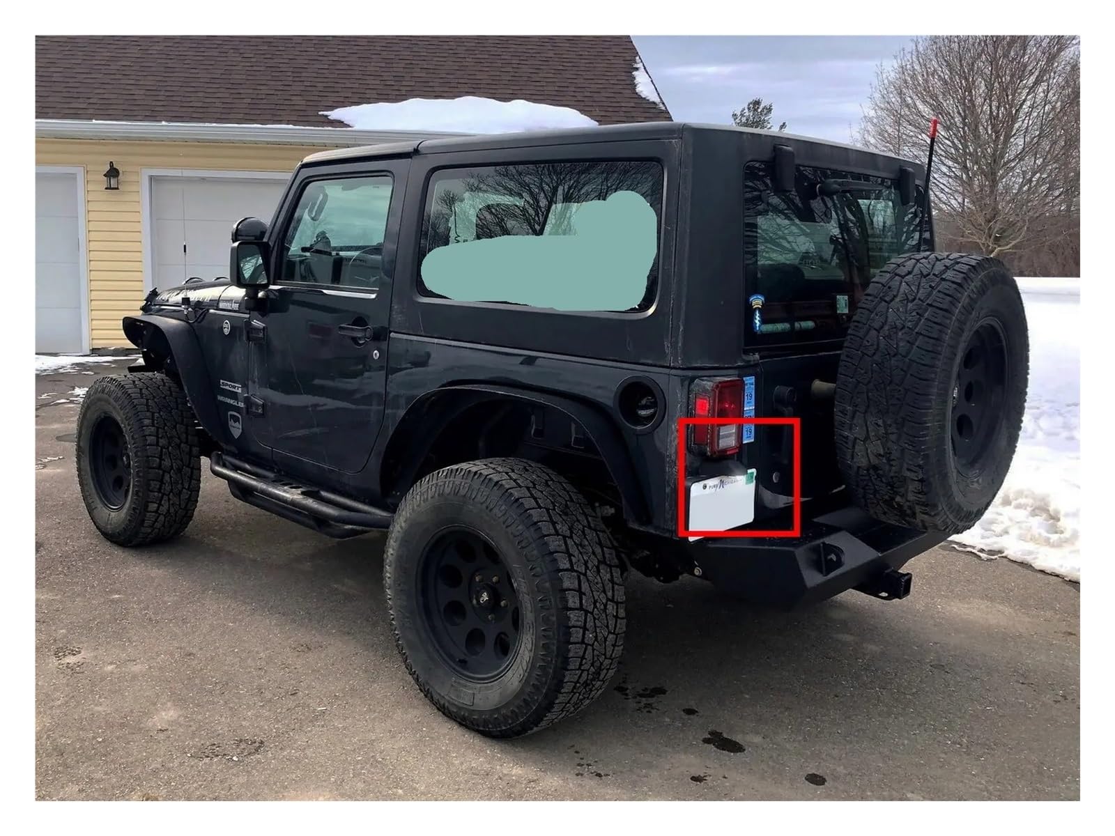 Iluminación De Matrícula Para Jeep Para Wrangler 2007 2008 2009 2010 2011 2012 2013 2014-2018 Kit De Lámpara Luz LED Matrícula Blanca Xenón 1 Pieza