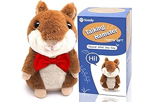 Interactive Talking Hamster, Mimics Your Voice for Endless Laughter