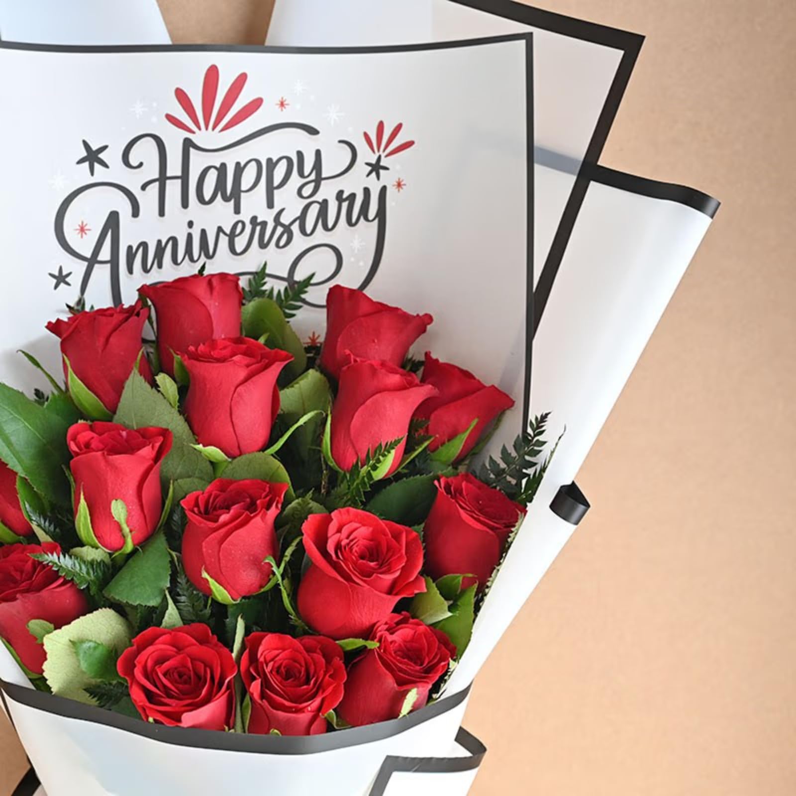 15 Red Roses Bouquet - Anniversary Gift FREE SHIPPING -4 15 Red Roses Bouquet - Anniversary Gift FREE SHIPPING -4