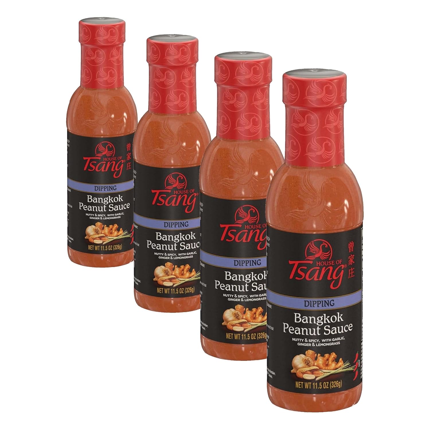 House of Tsang Soy Sauce, Ginger Flavored, 10 Ounce (Pack of 6)