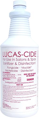 Miniatura 21 de LUCAS-CIDE Desinfectante de salón y spa, desinfectante multiusos para superficies, solución de suministros de limpieza desinfectante EPA, 16 oz