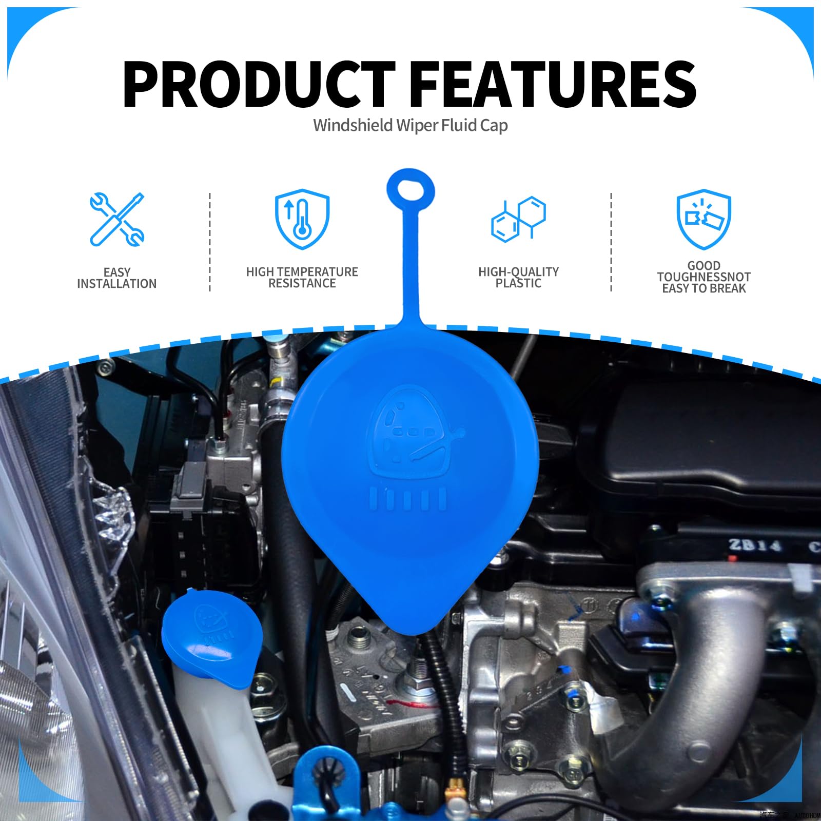 76802-SAG-H01 Windshield Washer Fluid Reservoir Tank Cap Bottle Lid Cover 38513SB0961 For Honda Accord Civic Jazz 76802SN7G05 | Singapore