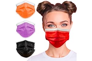 Ruby Red 3-Ply Breathable Disposable Face Mask: USA-Made Protection
